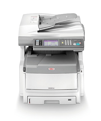OKI MC851 A3 Colour Multifunction Printer Image of an OKI MC851 Printer
