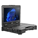 Image of a Getac X600 Pro Fully Rugged Notebook Facing Right Open