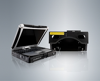 Panasonic CF-19 Horizontal Dock Image of a Panasonic CF-19 Horizontal Dock