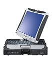 Image of a Panasonic Toughbook CF-19 Front with Display Warped