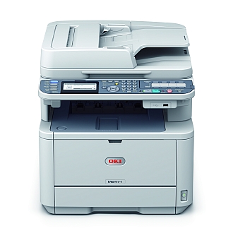 OKI MB471 Mono A4 Multifunction Printer Image of an OKI MB471 Printer