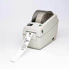 Image of a Zebra LP2824 Plus desktop printer