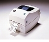 Image of a Zebra TLP 2844 Printer with small labels