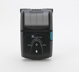 Zebra EM220 Receipt Printer Image of a Zebra EM220 Mobile Receipt Printer