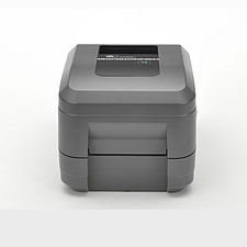 Image of a Zebra GT800 desktop printer