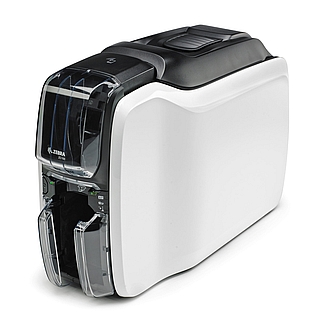 Image of a Zebra ZC100 Card Printer