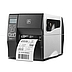 Zebra ZT230 industrial label printer left with media