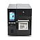 Image of a Zebra ZT411 Printer Headon with Media
