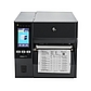 Zebra ZT421 Industrial Label Printer Headon with Media