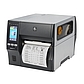 Image of a Zebra ZT421 Printer Left with Media