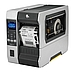Zebra ZT610 Industrial Label Printer Angled Left with Media Rewind