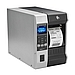 Zebra ZT610 Industrial Label Printer Angled Right with Media