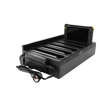 Getac Six Bay Charger with 120W AC Adapter for EX80 GDMDK2 Image of a Getac Six Bay Charger with 120W AC Adapter for EX80 GDMDK2