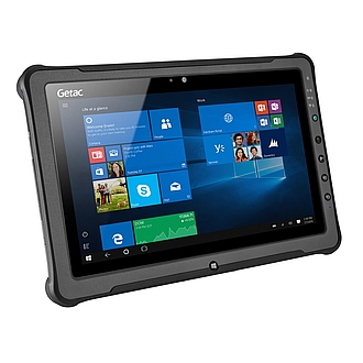 Getac F110 Fully Rugged Tablet Image of a Getac F110 Fully Rugged Tablet