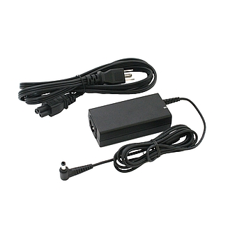 Getac AC Adapter 65W GAA6_4 Image of a Getac 65W AC Adapter with Power Cord GAA6_4