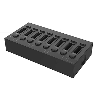 Image of a Getac Multi-Bay Battery Charger (Eight-Bay) for F110 G6 GCECKN