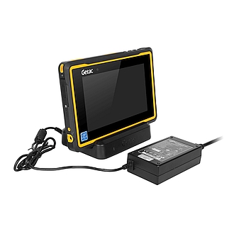 Getac Office Dock Front with AC Adapter for ZX70 GDOFKH Image of a Getac Office Dock with AC Adapter for ZX70 GDOFKH