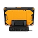 Getac ZX70 G2 Rugged Tablet in Office Dock Rear