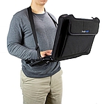 Image of an Infocase Toughmate Always-on Case with optional harness for Toughbook FZ-55 PCPE-INF55AO