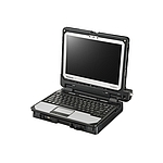 Image of a Panasonic Slim Keyboard for CF-33 with Vehicle Dock Adapter and CF-33 Tablet CF-VKB331M