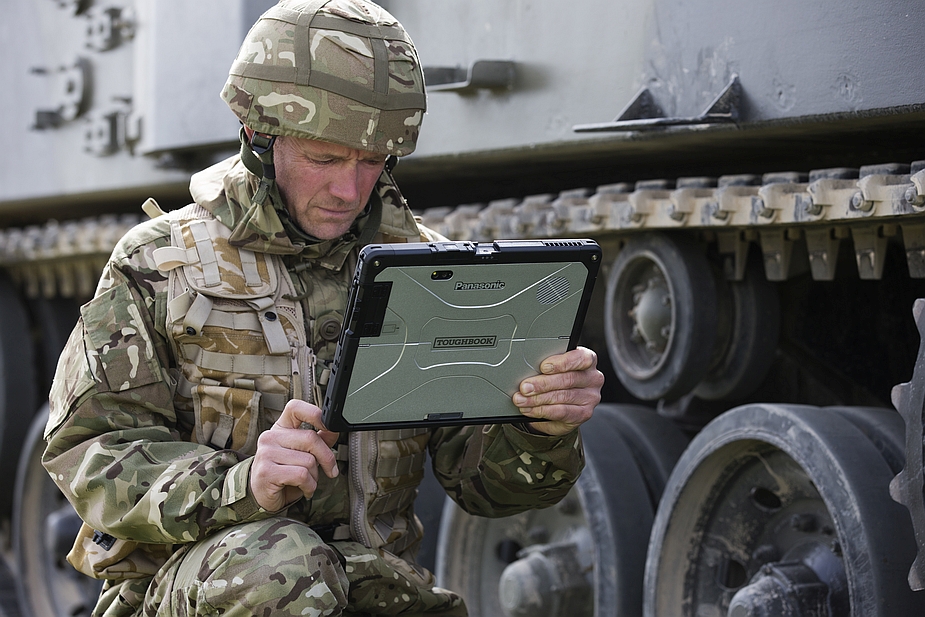 Panasonic Toughbook CF-33 Tablet and Army