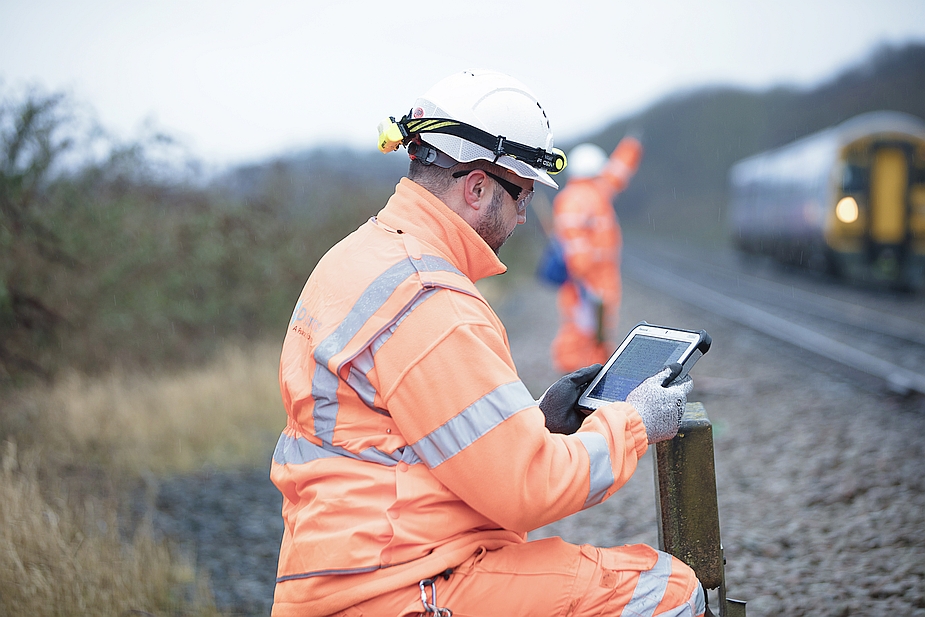 FZ-G1 and railway workers