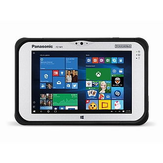 Image of a Panasonic Toughpad FZ-M1 with Windows 10